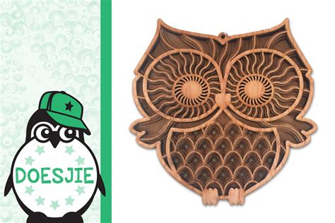 Free Free Layered Owl Svg 805 SVG PNG EPS DXF File