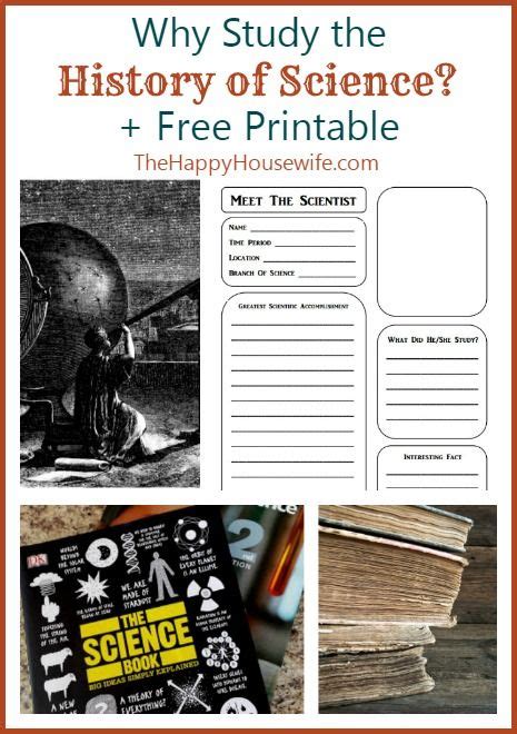Why Study The History Of Science And Free Printable History Of Science