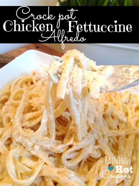 Share on facebook share on pinterest share by email more sharing options. Crock Pot Chicken Fettuccine Alfredo Recipe