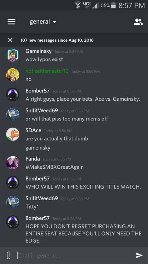Every name on discord of any user is called server and whom they are getting connected are channels. Discord Quotes Topic - Super Mario Bros. X Forums