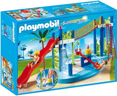A unique blend of traditional play together with construction covering real life themes. Playmobil Aquapark