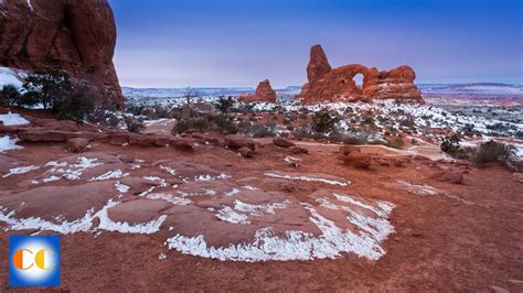 Jan 23rd 2017 Winter Weather In Arches National Park