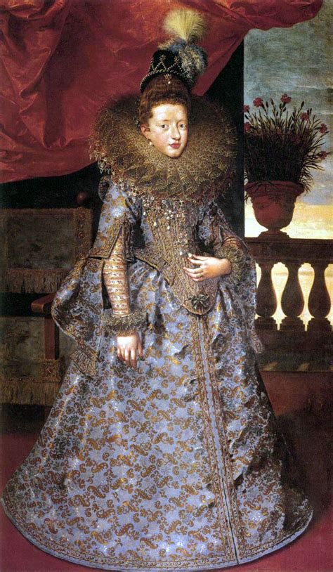 Portrait Of Margherita Gonzaga Duchess Of Lorraine By Frans Pourbus
