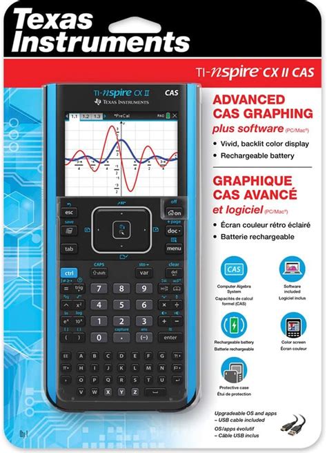 Buy Texas Instruments Ti Nspire Cx Ii Cas Color Graphing Calculator
