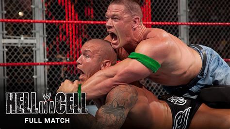 Full Match John Cena Vs Randy Orton Wwe Title Hell In A Cell Match