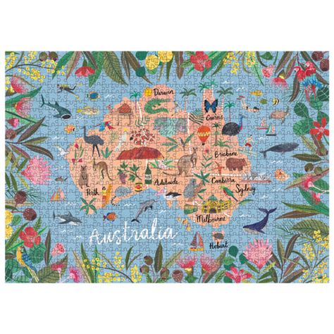 Our jigsaw range includes ravensburger, wasgij?, blue opal, and more. JourneyofSomething The Australia Edition 1000 Piece Jigsaw ...