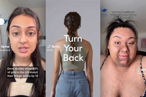 dove challenges tiktok s bold glamour filter ad age