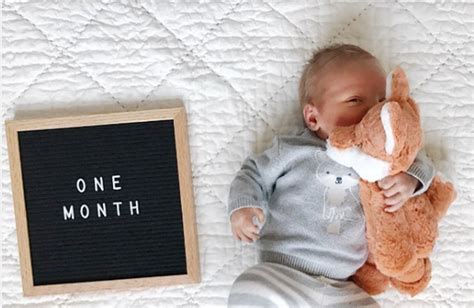 ideas para tomar foto en cada cumple mes del primer año de tu bebé