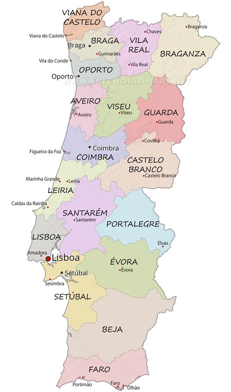 Horno Fax Trivial Mapa Politico Portugal Extra No Autorizado Jam N
