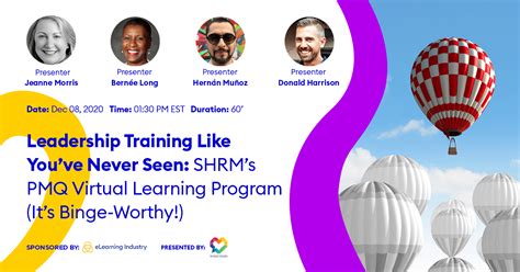 Leadership Training Shrms Pmq Virtual Program Elearning Industry