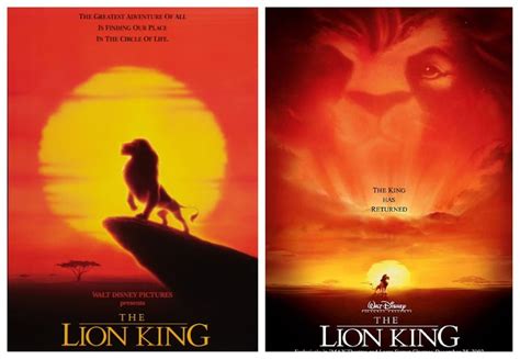 Disney Ranking Every Lion King 1994 Poster