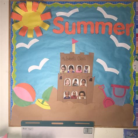 My Summer Class Bulletin Board Inspired By One I Found On Pintrest