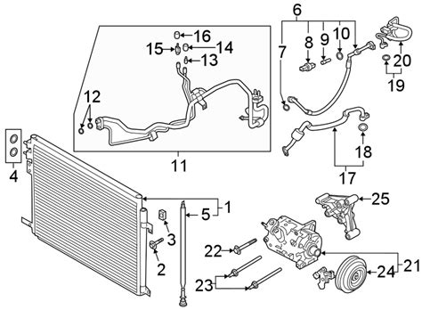Owner's manual, student manual, workshop manual. Ford Explorer A/c compressor bolt. 2.3 liter, 2015-17. 2.3 liter, 2018-20. 2.3 liter ...