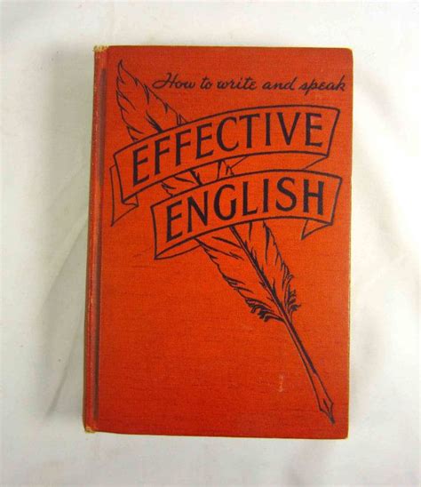 Vintage Textbook How To Write And Speak Effective By Skippididdle 5
