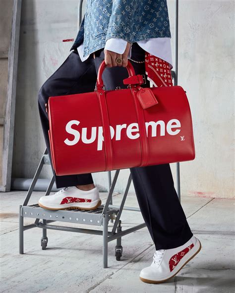 Louis Vuitton X Supreme Collection In Singapore On 14 July Lvxsupreme