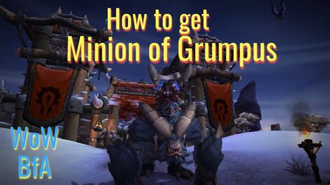 How To Get Minion Of Grumpus During Feast Of Winter Veil In World Of