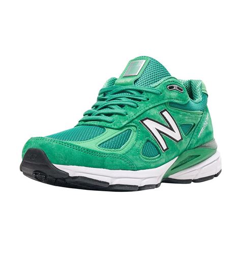 New Balance Suede 990 Running Sneaker In Green For Men Lyst