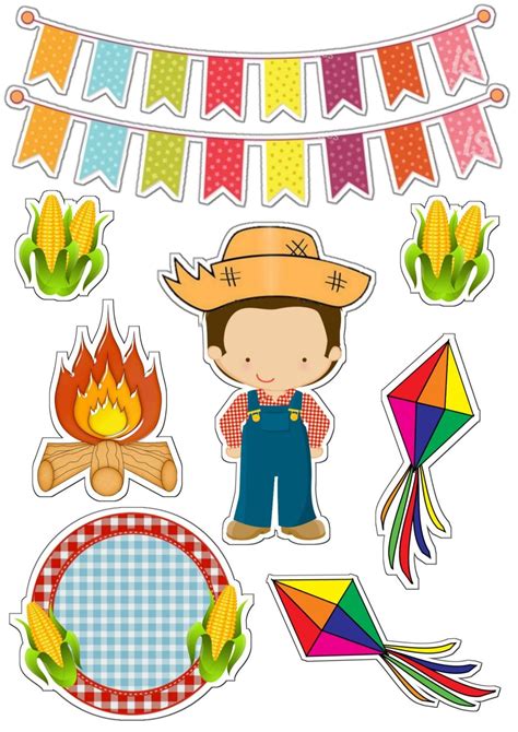 Decoração Junina Para Imprimir