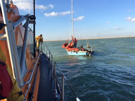 Warning After Dungeness Rnli Is Tasked To Yacht With Sails Blown Out