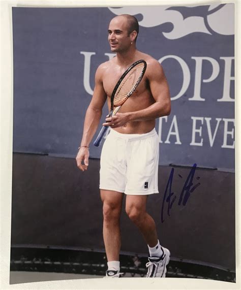 Andre Agassi Signed Autographed Tennis Glossy 8x10 Photo Lifetime Coa