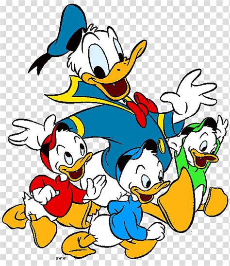 Donald Duck Huey Dewey And Louie Daisy Duck Mickey Mouse Pluto Donald