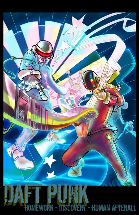 According to scott woods of the village voice, daft punk tore the lid off the creative sewer with the release of homework. daft punk one more time (breakbeat remix)