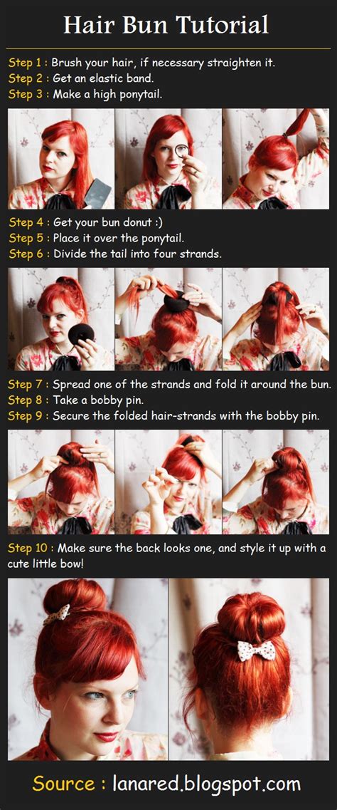 11 hairstyles to try while you're quarantining now is a great time to learn how to create a new hairstyle. Hair Bun Tutorial | Pinterest Tutorials