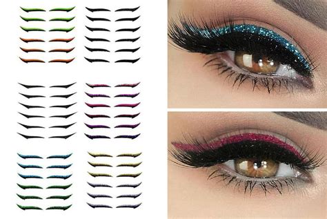 40 Pack Easy Application Winged Eyeliner Stickers Deal Wowcher