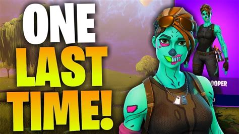 Fortnite Gameplay Ghoul Trooper Returning Today Youtube