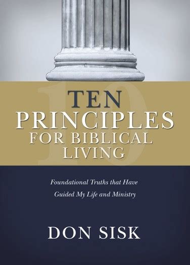 Ten Principles For Biblical Living Bookchapterverse