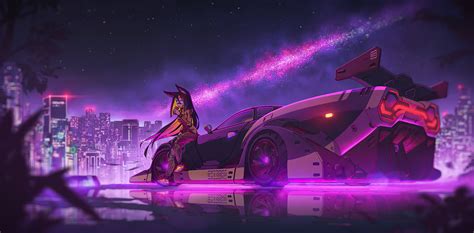 1920x1080 Anime Girl Cyberpunk Ride 4k Laptop Full Hd 1080p Hd 4k