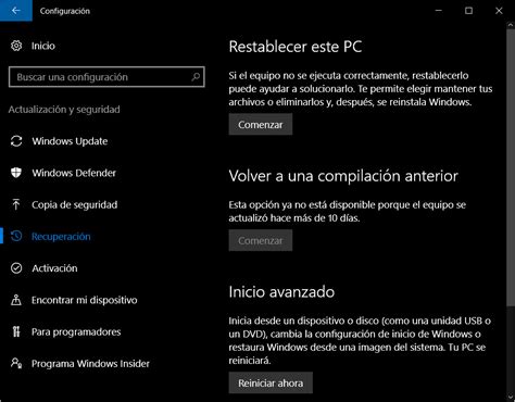 Restablece Windows A La Configuraci N De F Brica En Tres Pasos M Vil Experto
