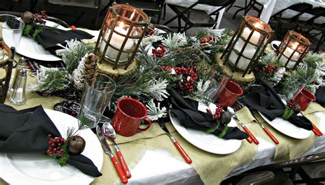 Our Creative Life Rustic Winter Wonderland Tablescape