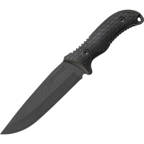 Schrade Frontier Full Tang Drop Point Fixed Blade Mes