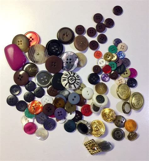 Mixed Button Lot Vintage Buttons Mix Assorted Buttons Bulk Buttons