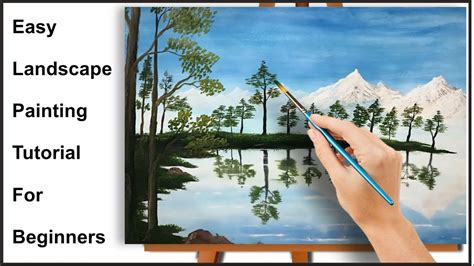 How To Paint Landscapes For Beginners Step By Step Acrylic Landscape