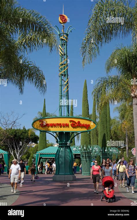 Downtown Disney Disneyland Resort Anaheim California Stock Photo Alamy