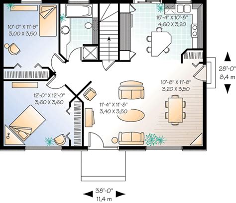 Simple 2 Bedroom House Plan 21271dr Architectural Designs House Plans