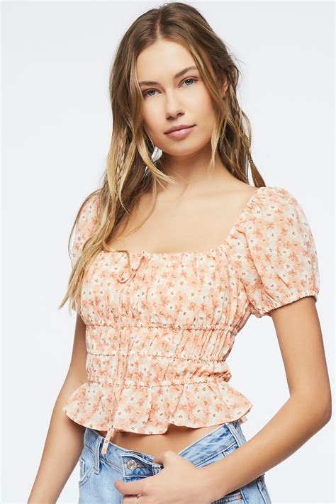Buy Forever21 Forever 21 Floral Crop Tops For Women Online By Forever21
