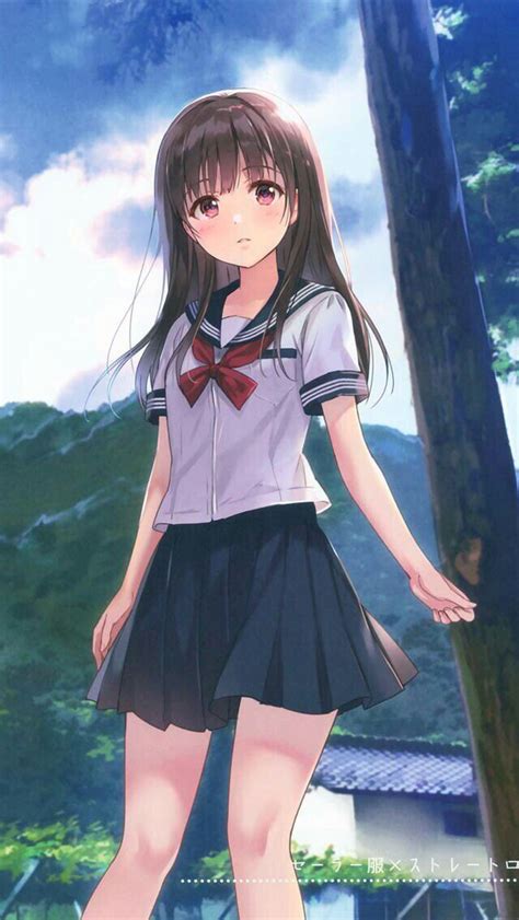 Garota De Animes E Sua Seifuku Menina Anime Girls Anime Anime Kawaii
