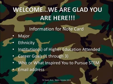 Ppt Welcomewe Are Glad You Are Here Powerpoint Presentation Free