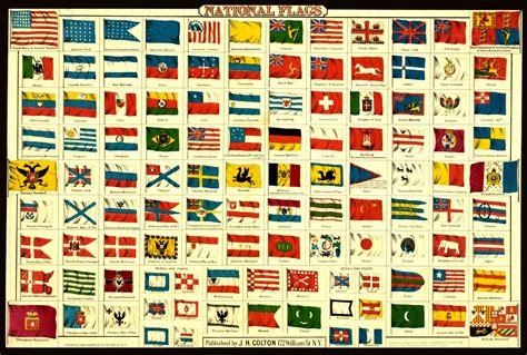 Vintage Flags Of The World