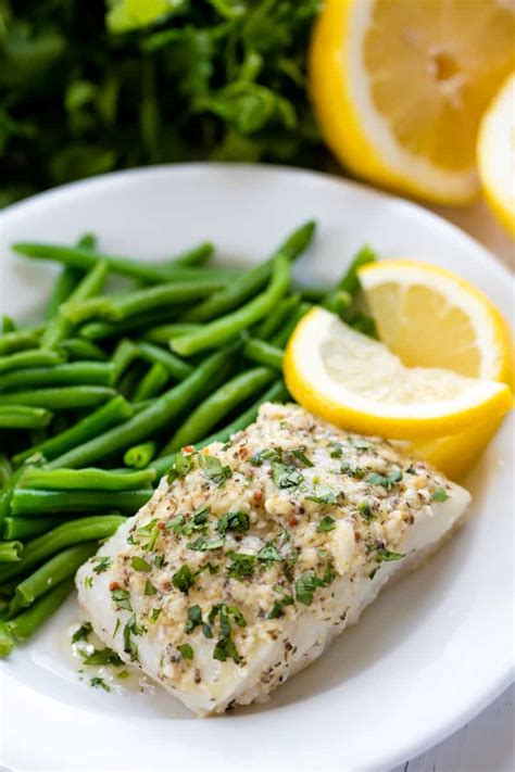 Easy Lemon Baked Cod Fish Chefrecipes