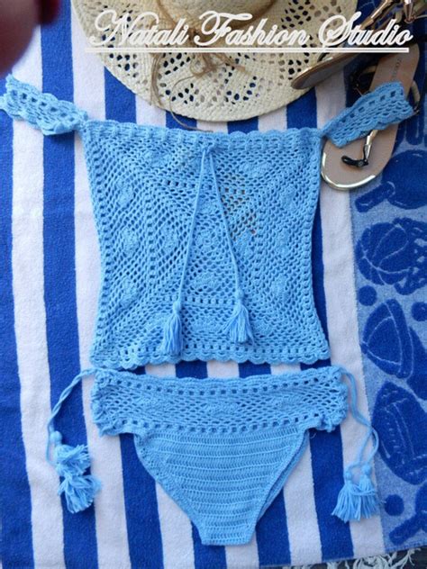 crochet bikini bottom size s boho bikini crochet swimsuit etsy