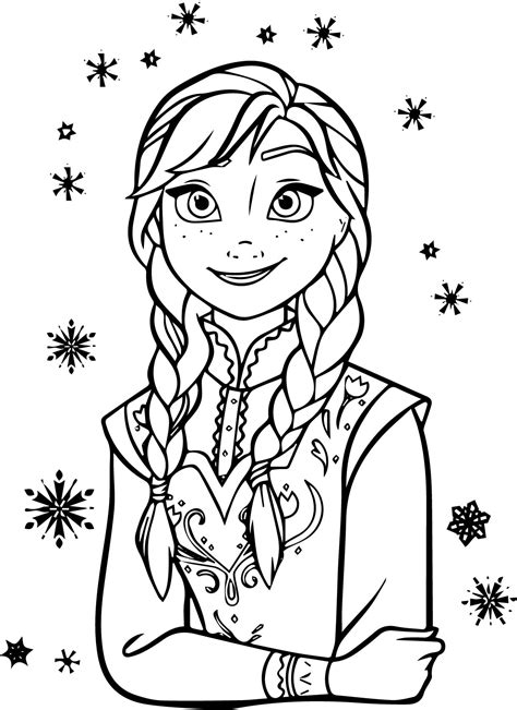 Frozen Coloring Pages Free Printables at GetDrawings | Free download