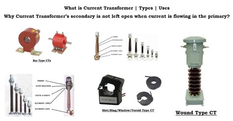 Current Transformer Types Uses Or Advantages Electrical