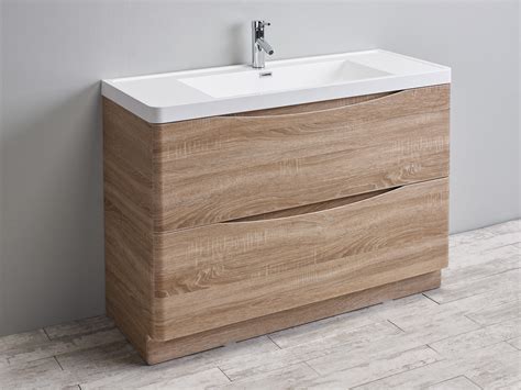Choose from hundreds of traditional and modern bathroom vanity units in all styles and designs, including marble vanity units. Eviva Smile 48" White Oak Modern Bathroom Vanity Set with Integrated White Acrylic Sink | Decors US