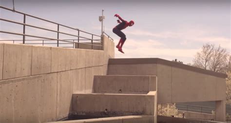 When Spider Mans Web Fails He Turns To Parkour