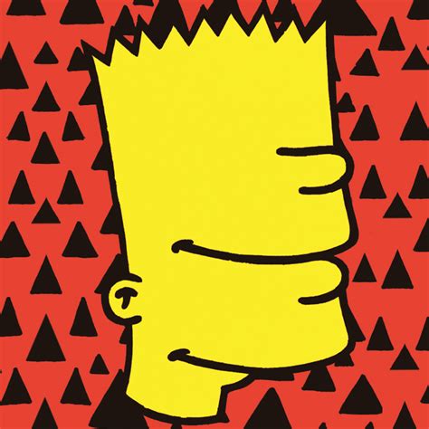 Simpsons Pop Art Discussion Digital Metamorphic Bart Simpson And