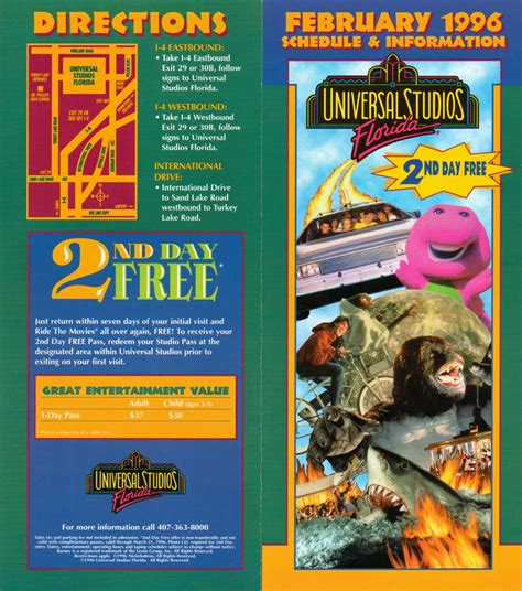 Newsplusnotes From The Vault Universal Studios Florida 1996 Guide